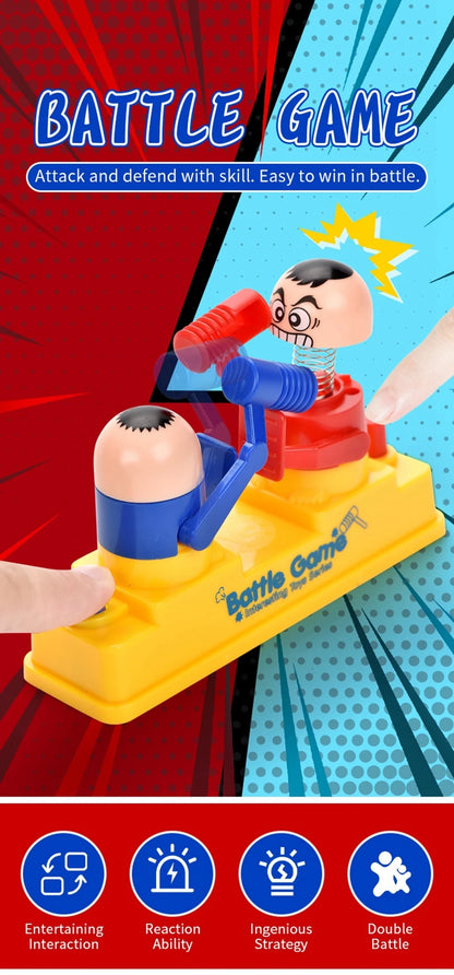 Children's Prank Decompression Funny Toys Two-person Head Fidgeting Game Parent-child Interactive Board Game Children Toy