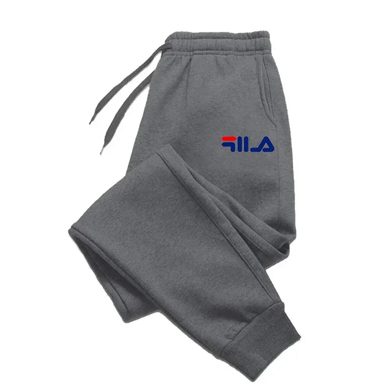 Autumn Winter Men's Joggers Drawstring Casual Pants Fleece Sweatpants Workout Running Gym Fitness Sports Trousers