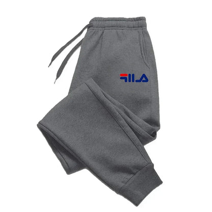 Autumn Winter Men's Joggers Drawstring Casual Pants Fleece Sweatpants Workout Running Gym Fitness Sports Trousers