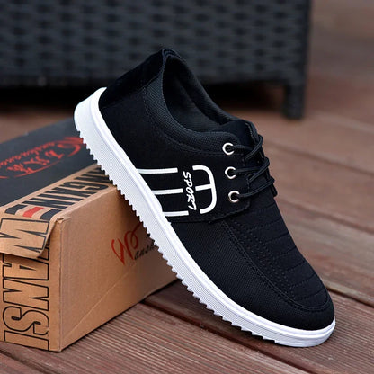 Hot Men's Brand Canvas Shoes Lightweight Sneakers Autumn Men  Breathable Vulcanized Shoe Lace Up Work Footwear Man Drive Shoe