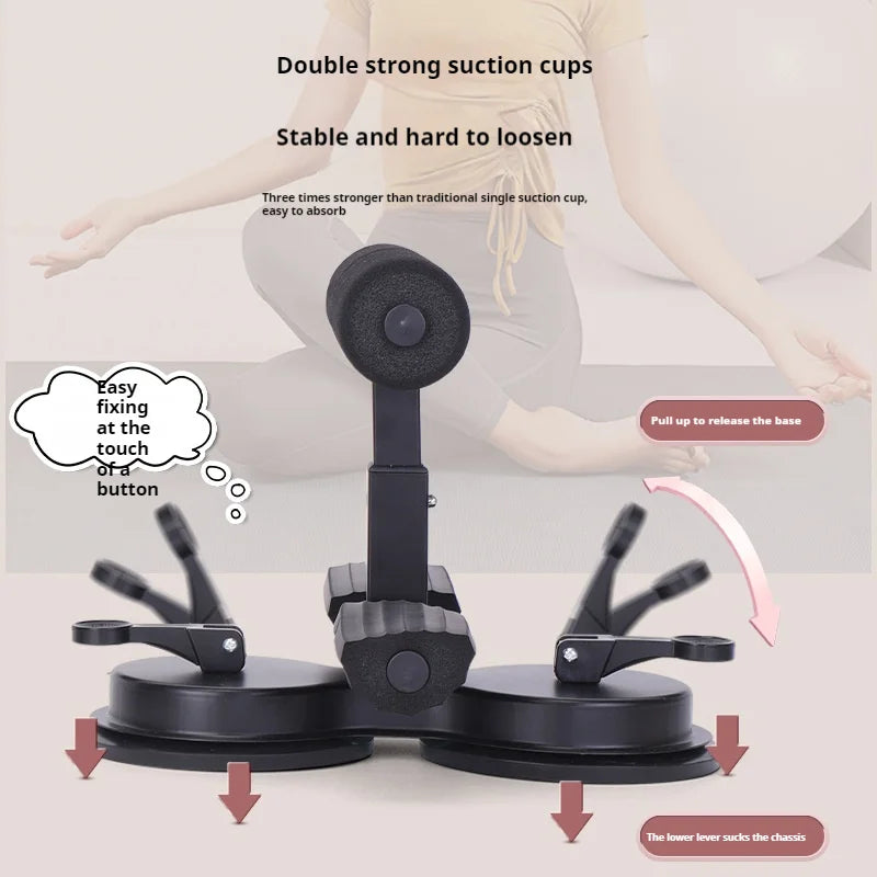 Abdominal Muscle Exerciser with Resistance Band Sit-up Aid Gym Equipment for Home Pelvic Muscle Trainer Exercise Bodybuilding