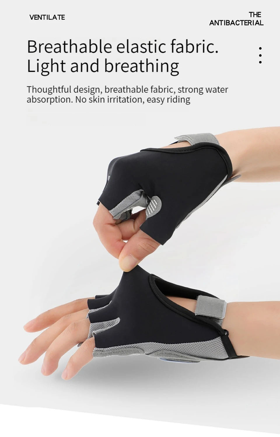 GTUBIKE 1 Pair Gym Body Building Training Fitness Gloves Sports Weight Lifting Exercise Slip-Resistant Gloves for Yoga Gloves