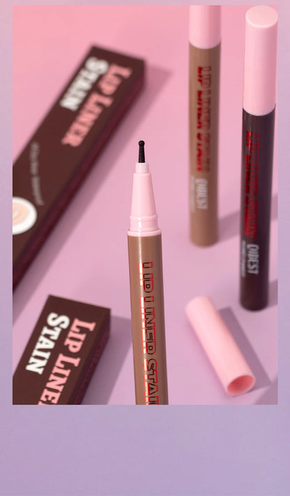 QIBEST Matte Liquid Lipliner Pencil Waterproof Plumping Stain Lipstick Natural Lip Liner Outline Lips Contour Pen Cosmetics
