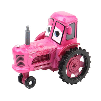 Cars Pixar Cars Lightning McQueen rhapsody matador bulldozer truck Mater harvester 1:55 Diecast Metal Car Model Toy