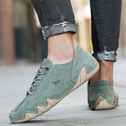 Sneakers for Men Fashion Outdoor Walking Loafers Shoes Comfortable Ankle Boots Luxury Man Shoes 2023 New In Casual Leather Shoes