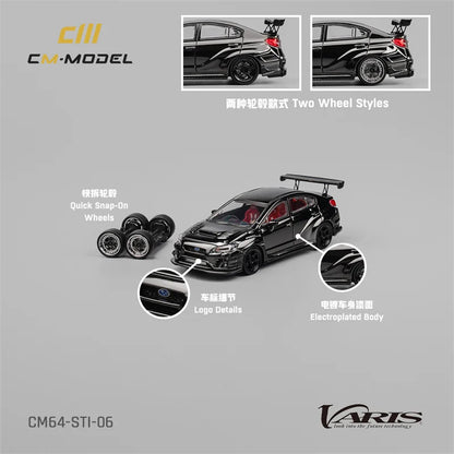 CM MODEL 1:64 S1000RR WRX STI RS7 sportback Jesko Codalunga SolusGT 765LT ER34 LBWK GT35RR Zonda Imola Model Car