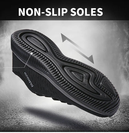 Men Running Walking Knit Shoes Fashion Casual Sneakers Breathable Sport Athletic Men Sneakers Casual Shoes Big Size 36-48