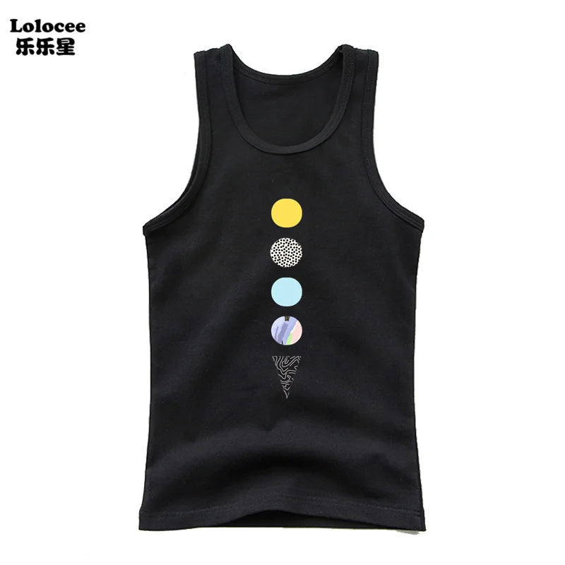 Boys Sleeveless Vest Kids Letter Print Summer 2025 Casual Tank Top Teenagers Singlet Children Camisoles Clothing