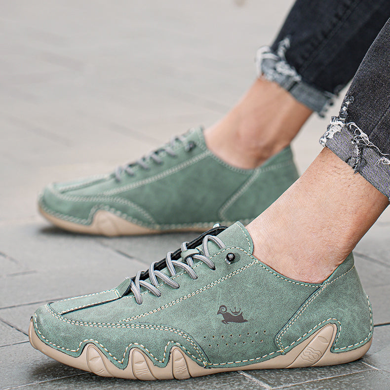 Sneakers for Men Fashion Outdoor Walking Loafers Shoes Comfortable Ankle Boots Luxury Man Shoes 2023 New In Casual Leather Shoes