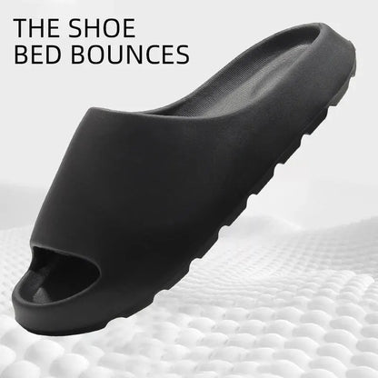 Coconut Slippers Feel like Stepping on Shit Thick-soled Sandals Summer New Non-slip Wearing Sandals（Shoebox not included）