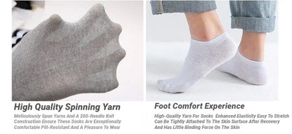 Solid Color Ankle Boat Socks Low Cut Short Style Comfortable Fashionable For Men Women Spring Summer Round Neck Casual