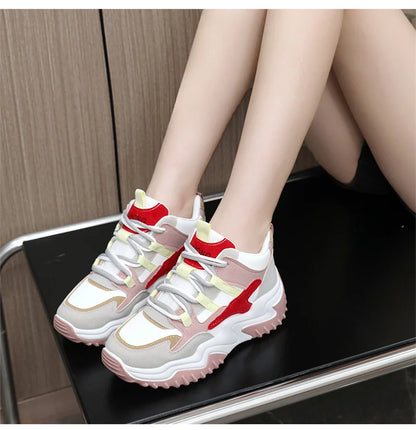 Sneakers for Women 2023 Autumn Slip on Breathable Mesh Casual Shoes Woman  Heels   Loafers