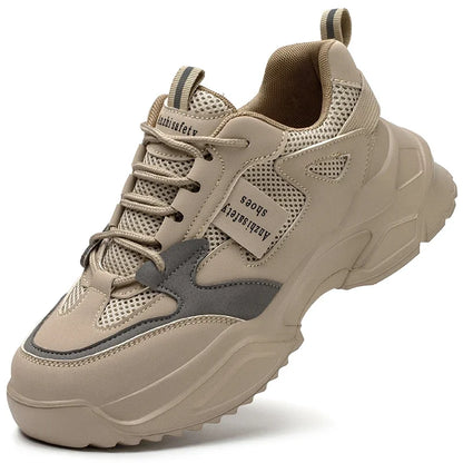 New Fashion 2024 Women's Safety Shoes Sneakers Women Anti-smash Anti-puncture Security Boots Protective Shoes Breathable