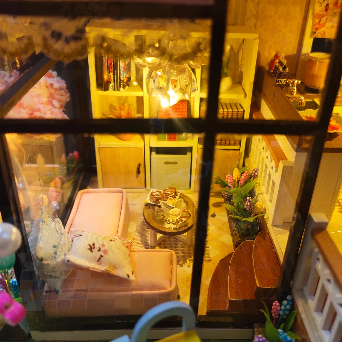 Wooden Miniature Doll House Kit 3D Puzzle Assembly Building Model Toy Home Bedroom Decoration With Furniture Adult New Year Gift