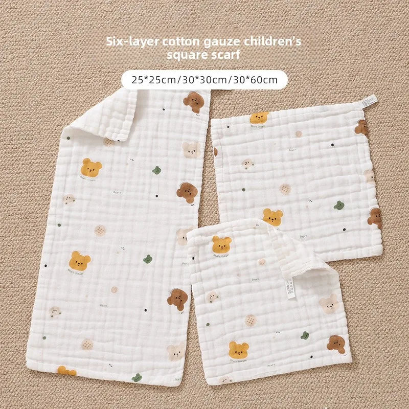 2PCS.Newborn 100% Cotton Gauze Burp Cloths—Ultra-Soft Baby Washcloths.Breathable,skin-friendly, super absorbent&easy to clean.