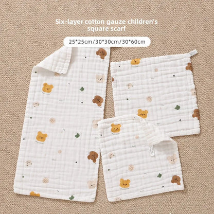 2PCS.Newborn 100% Cotton Gauze Burp Cloths—Ultra-Soft Baby Washcloths.Breathable,skin-friendly, super absorbent&easy to clean.