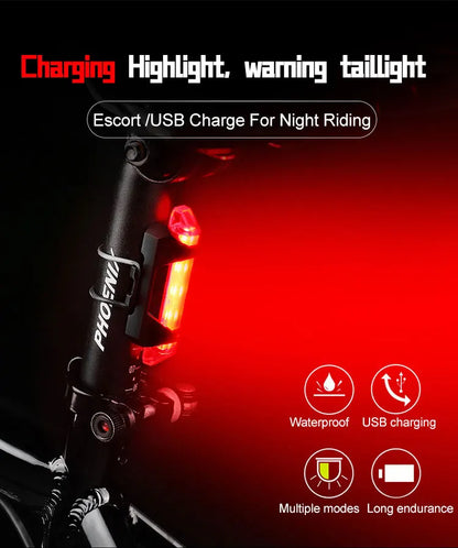 Cycling Bicycle Front Rear Light /Set Bike Defense Flashlight Stick MTB Waterproof Taillight LED Lantern Bicycle Accessories