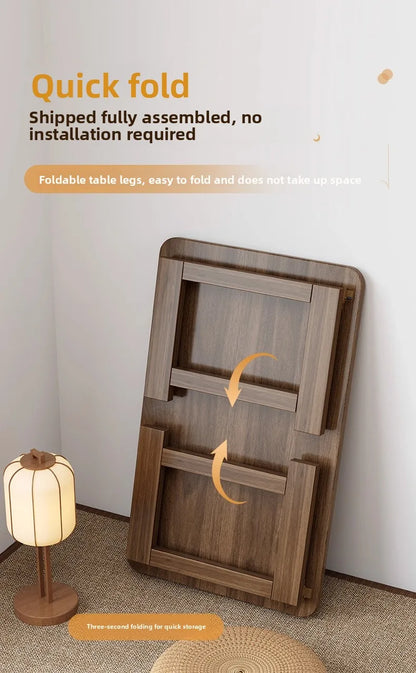 bay window table small table Japanese tatami tea table kang table foldable coffee table kang table floor table  low table