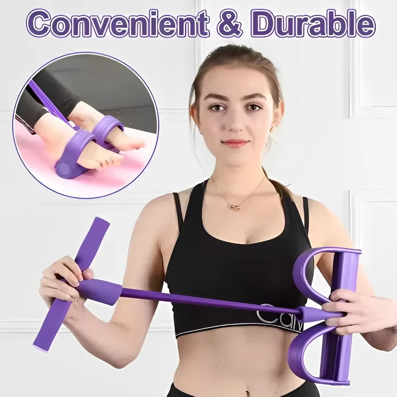 Pulling Rope Pedal Pulling Rope Multi-functional Household Fitness Equipment Yoga Abdominal Strengthening Elastic Tension Rope