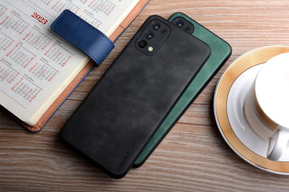 Leather Case for Realme 7 6 5 Pro 6S 5S 6i 5i smooth feel fingerprint proof cover