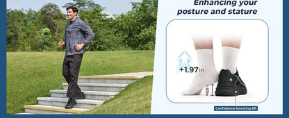 Fitville Newest Walking Shoes For Men Wide Width Thicker Cushioning Sneaker Bouncy Running Shoe Workout Gym Athletic