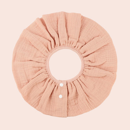 INSULAR 4 Layer Gauze Baby Bibs 100% Cotton Floral Burp Cloths Newborn Skin-friendly Absorbent Infant Towel Breathable 0-1Y