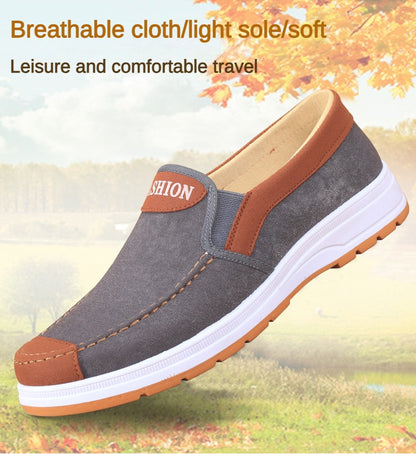 2025 Spring and Autumn Men Fashion Casual Shoes Trend Canvas Shoes Cover Feet Men Lightweight Soft free shipping shoes