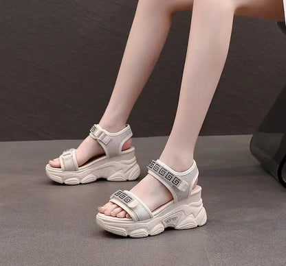 Platform Shoes Woman Sandal Roman Women Sports Sandals Fashion Sneakers Comfortable Wedge Luxury Designer Elegant Summer 2025