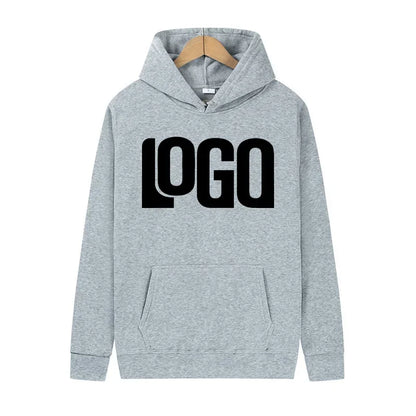 Customized printed hoodies for men and women, loose casual wear, long sleeved hooded sweaters, personalized streetwear