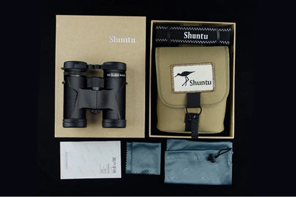 Shuntu 8X32 ED Lens Compact Binoculars IPX7 Waterproof Lightweight SMC Coating Binocular for Bird Watching Outdoor Sports Game