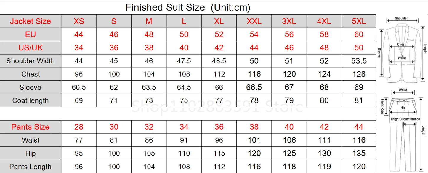 New Business Khaki Formal Men's Slim Fit Suits 3 Pieces Wedding Groom Prom Terno Masculino Custom Blazer Jacket Vest Pant Sets