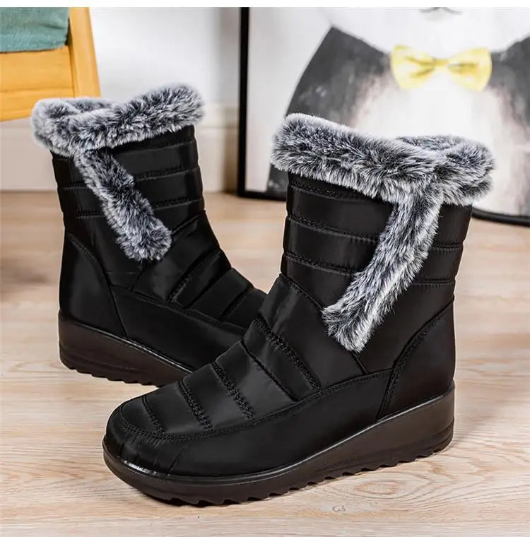 Women's Boots Snow Fashion Shoes Woman Waterproof Shoes Women 2025 Trend Ankle Boots Platform Botas Mujer Boots For Women