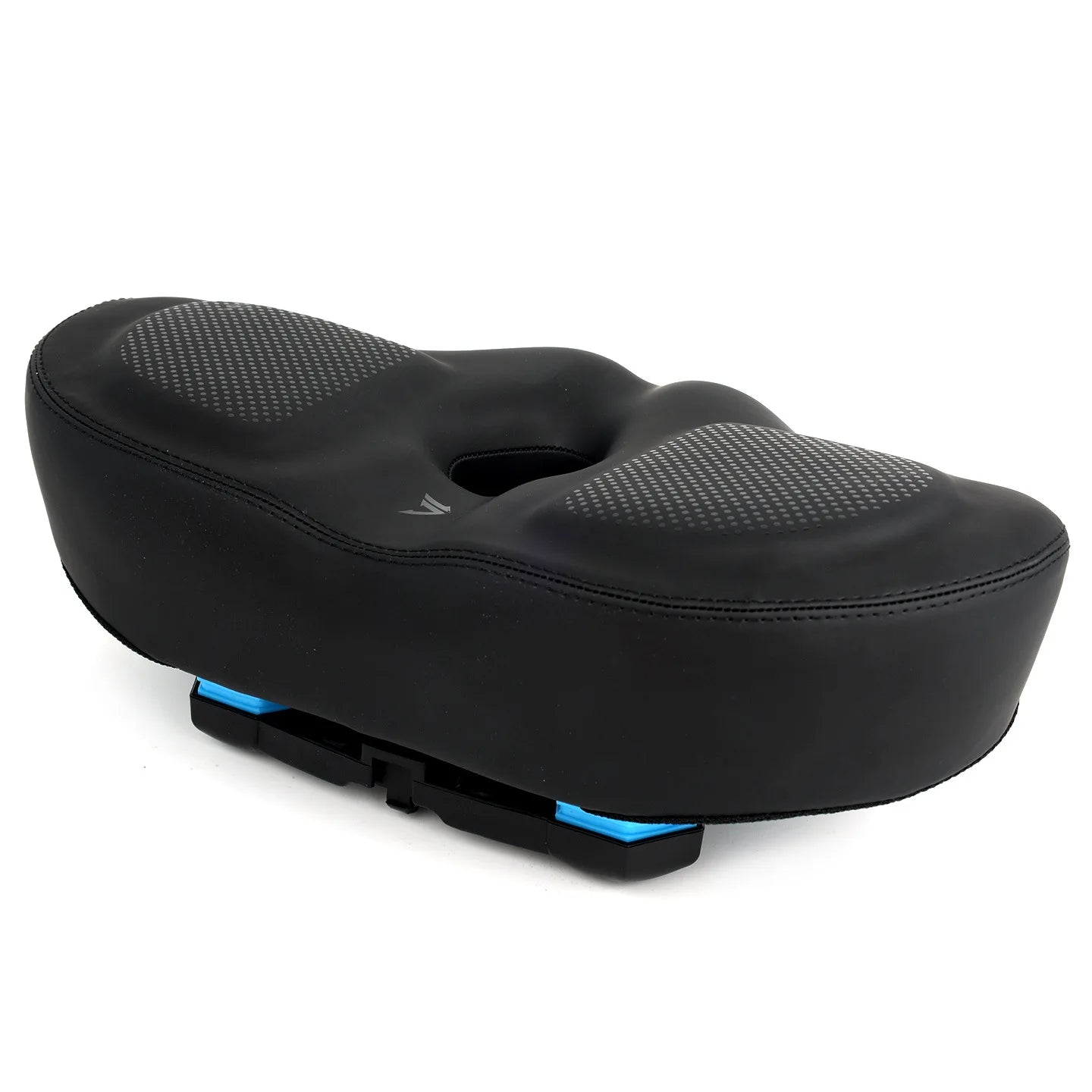 Noseless Bike Seat Cushion for Men Women Extra Padding Comfort Wide Bicycle Seat Oversized Comfortable Saddle for Peloton Bikes