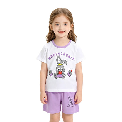 Kids Clothes Set Baby Boy/Girl T-Shirt + Shorts Summer Clothing Cotton Cartoon Casual Boys Tracksuit Children Baby Clothes Set
