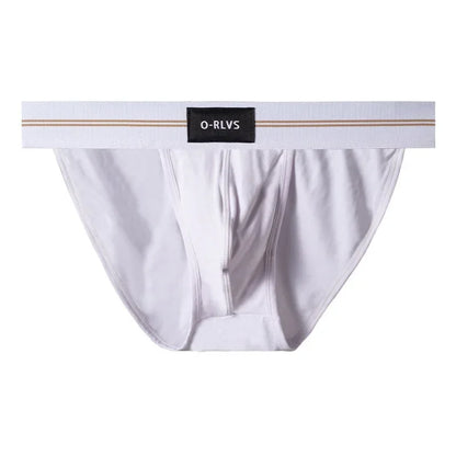 Simple modal men's underwear sports low waist, breathable U convex high fork briefs OR6109