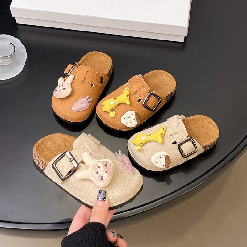 Kid's House Slippers 2025 New Cute Animal  Boy Child Slipper Non-slip Versatile Toddlers Girls Causal Flat Shoes Fashion Cartoon