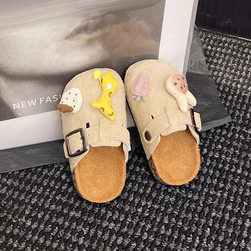 Kid's House Slippers 2025 New Cute Animal  Boy Child Slipper Non-slip Versatile Toddlers Girls Causal Flat Shoes Fashion Cartoon