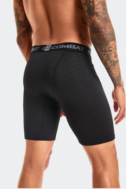 Men's Sports Leggings, Bottoming Shorts, Quick-drying Stretch Fitness, Running, Track and Field, Basketball Training, Compressio