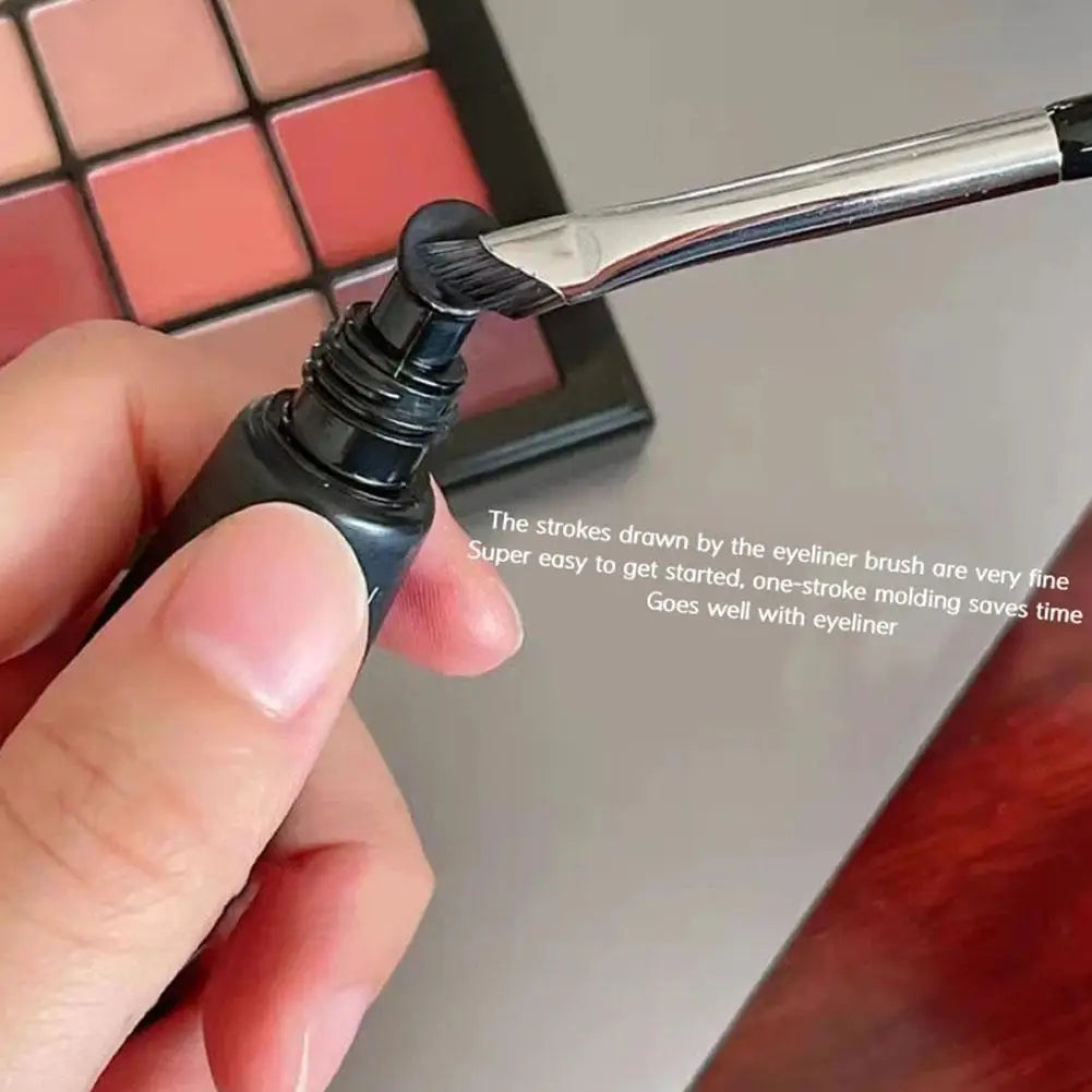 Upgrade Eyeliner Brush Ultra Thin Fine Angle Flat Eyebrow Brush Under The Eyes Place Precise Detail Brush