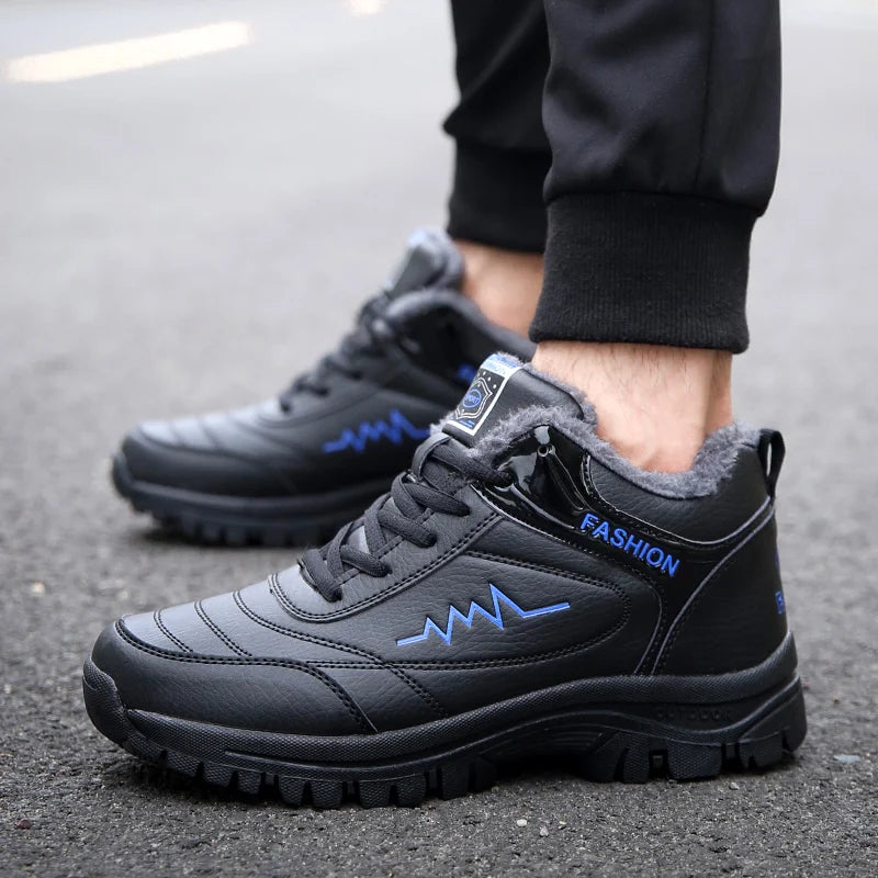 Men Winter Boots Shoes Warm Fashion Sneakers 2025 Winter Outdoor High Quality Casual Shoes Men Botas De Hombre Men Snow Boots