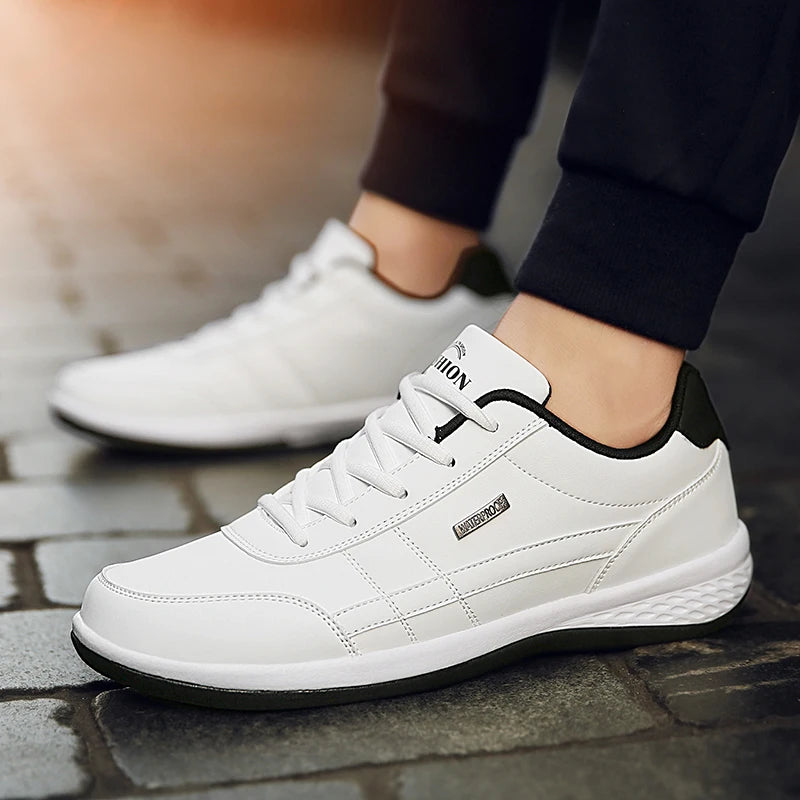 Men's fashionable casual shoes🥾,
Outdoor PU leather trend, 🙌
🍃light casual shoes and 🍃
☁️comfortable with laces, ☁️
Outdoor sports shoes🤾