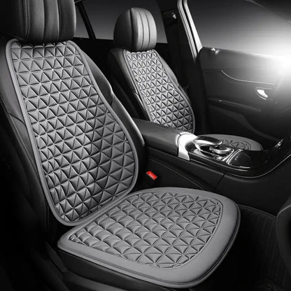 3D Suspended  Car Seat Cushion with Embossed Pattern,Separate Bottom Seat Cushion and Back Cushion Fit for Most Cars