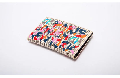 Carolina Herrera NEW Women's Cartoon Long Wallet, Classic PVC Fashion Simple Lightweight All-Match Purse