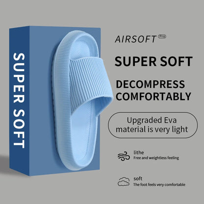 Slippers men wear thick-soled non-slip summer quarters bathroom shower Eva sandals