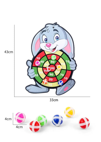 Child Educational Games Dart Board Baby Toy Stickey Ball Dart Indoor Sports Child Montessori Games for Children 3 to 7 Years