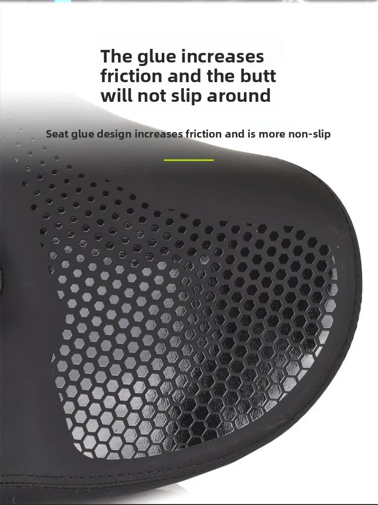 Noseless Bike Seat Cushion for Men Women Extra Padding Comfort Wide Bicycle Seat Oversized Comfortable Saddle for Peloton Bikes