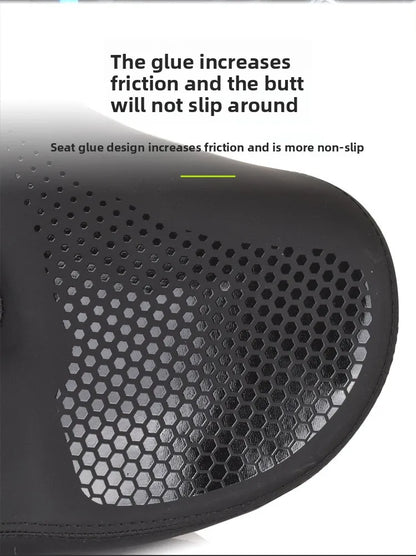 Noseless Bike Seat Cushion for Men Women Extra Padding Comfort Wide Bicycle Seat Oversized Comfortable Saddle for Peloton Bikes