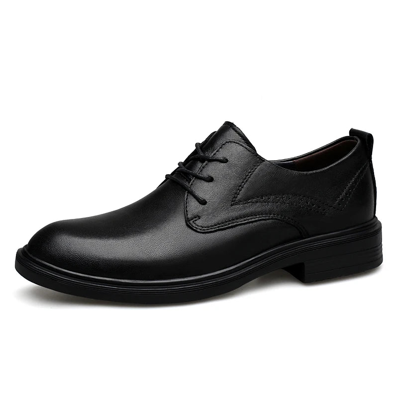Genuine Leather Male Oxford Shoes Business Formal Wear Casual Shoes New Arrival Mens Derby Shoes Leisure Walk Gentleman Footwear