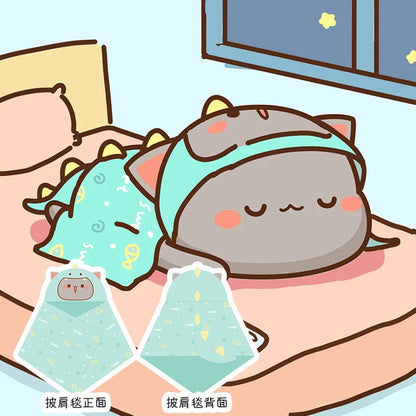 Official Original Bubu And Dudu Blanket Shawl Blanket - Panda Bubu And Yier Blanket Office, And Travel, Perfect Gift For Fans