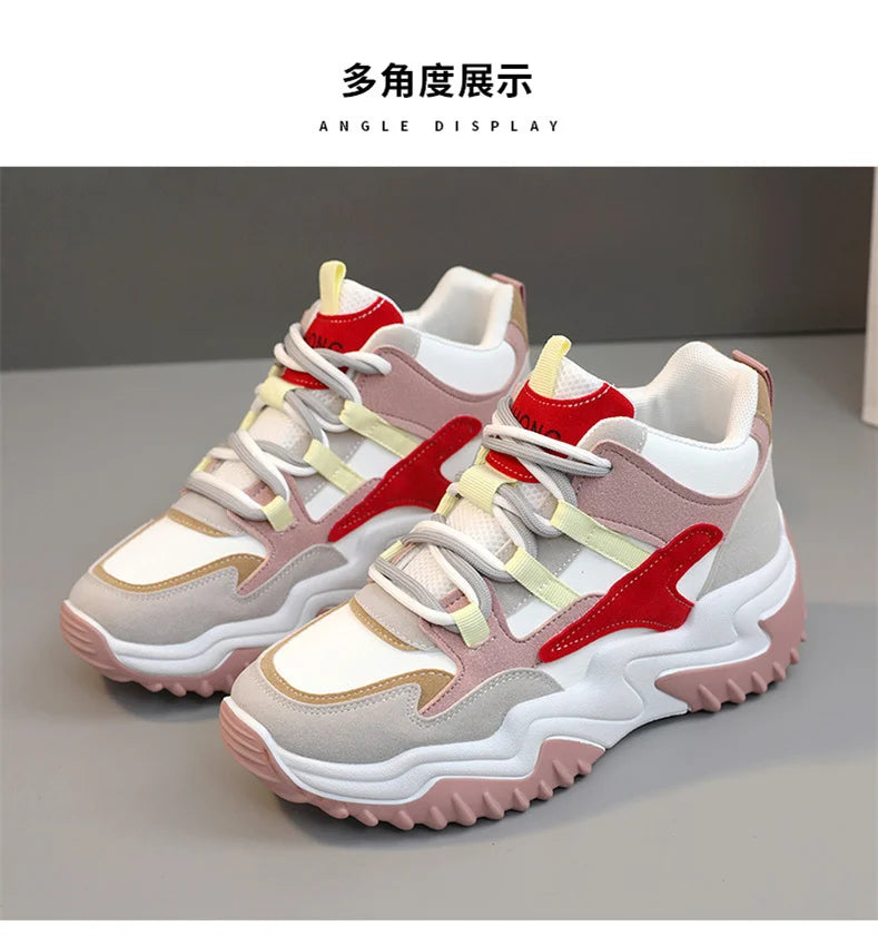 Sneakers for Women 2023 Autumn Slip on Breathable Mesh Casual Shoes Woman  Heels   Loafers